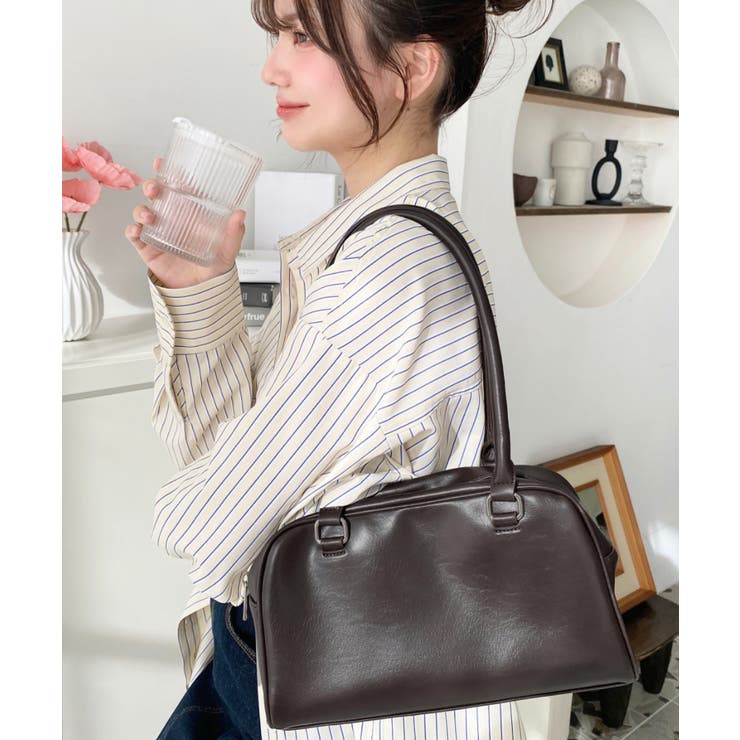 ロングハンドルボストンバッグ | moment+ | 詳細画像15 