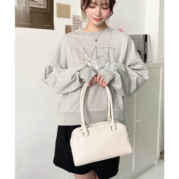 ロングハンドルボストンバッグ | moment+ | 詳細画像2 