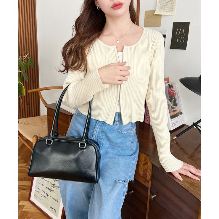 ロングハンドルボストンバッグ | moment+ | 詳細画像25 