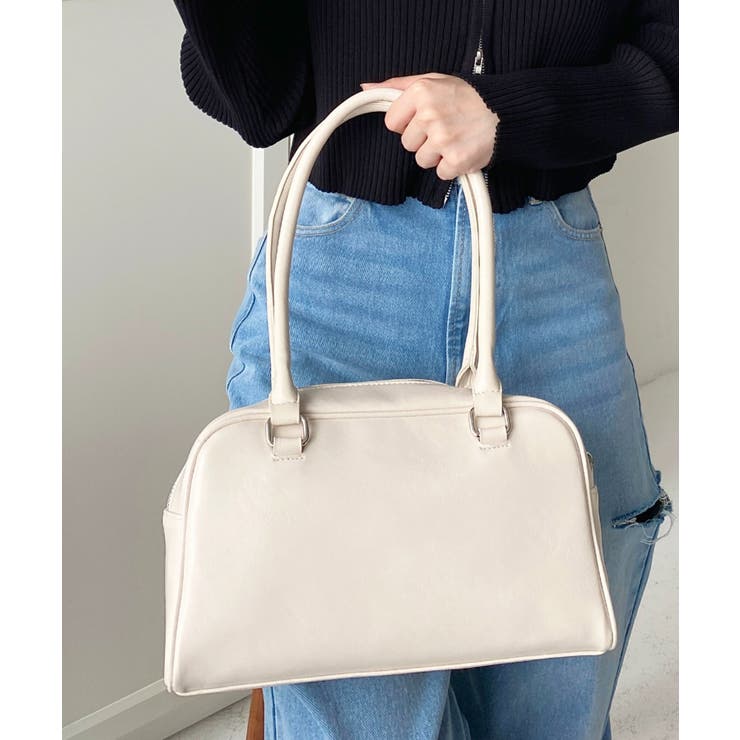 ロングハンドルボストンバッグ | moment+ | 詳細画像6 