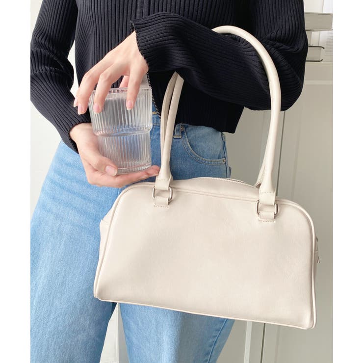 ロングハンドルボストンバッグ | moment+ | 詳細画像7 