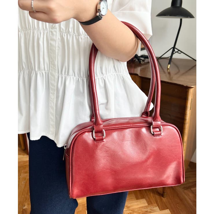 ロングハンドルボストンバッグ | moment+ | 詳細画像9 