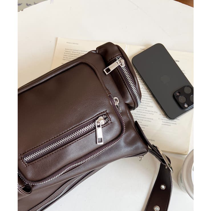 ベルトショルダーマルチポケットハンドバッグ | moment+ | 詳細画像13 