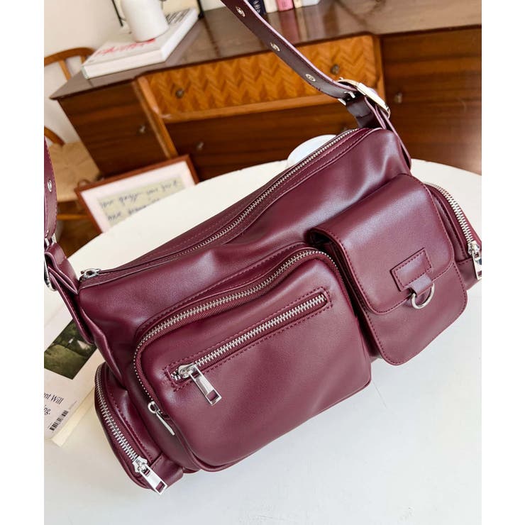 ベルトショルダーマルチポケットハンドバッグ | moment+ | 詳細画像19 