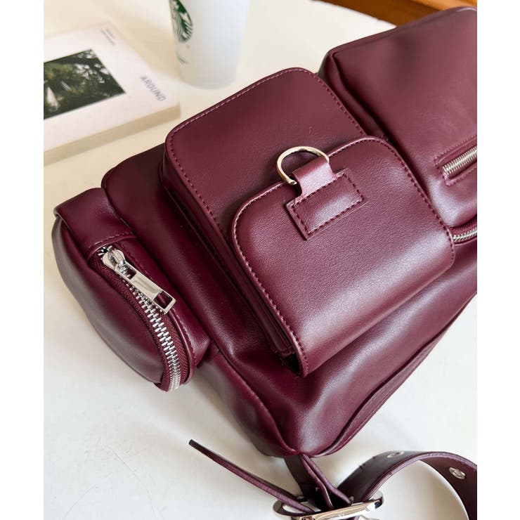 ベルトショルダーマルチポケットハンドバッグ | moment+ | 詳細画像20 