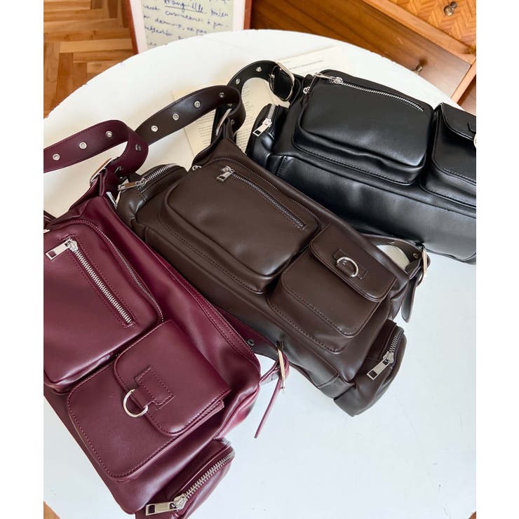 ベルトショルダーマルチポケットハンドバッグ | moment+ | 詳細画像23 