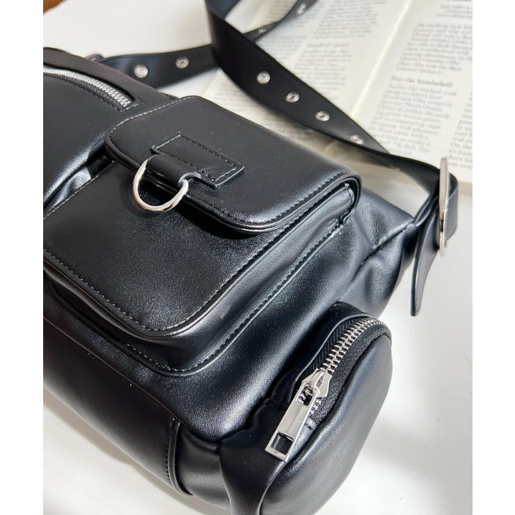 ベルトショルダーマルチポケットハンドバッグ | moment+ | 詳細画像6 