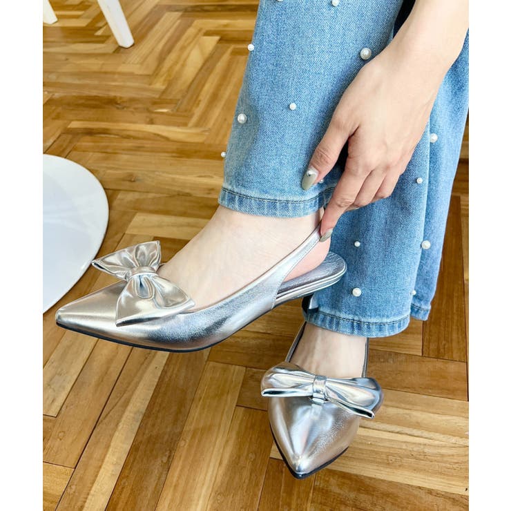 デタッチャブルリボンローヒールパンプス | moment+ | 詳細画像10 