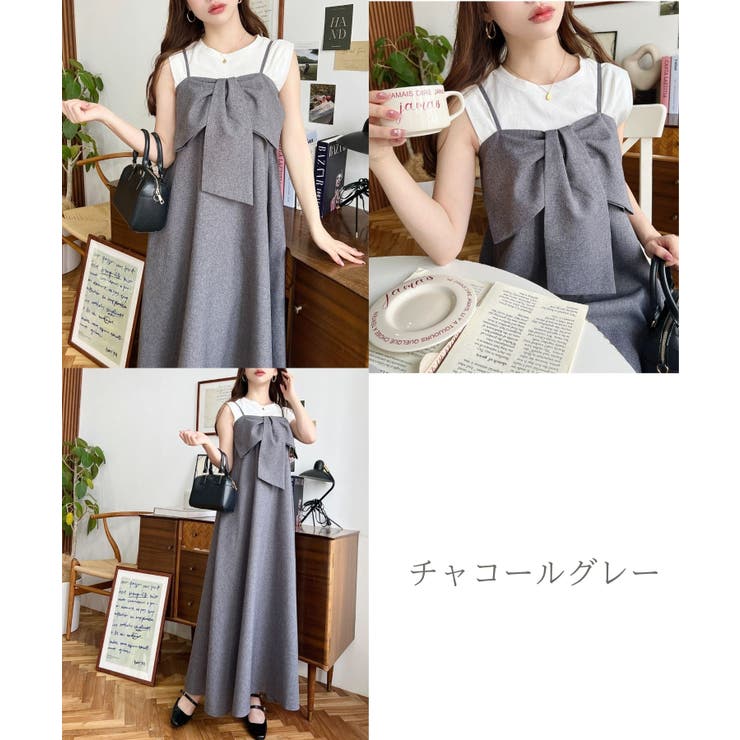 【韓国ブランド】ビッグリボンステアミディワンピースN347 楽天市場】【40%OFF 4,990→2,990/NEW ARRIVAL】ワンピース