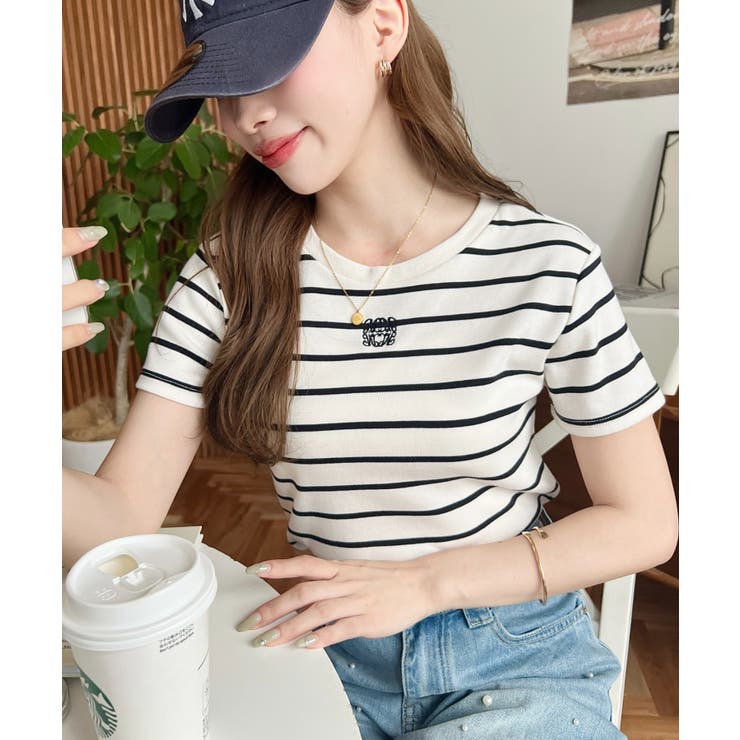 ワンポイント刺繍チビTシャツ[品番：ERMW0000161]｜moment+