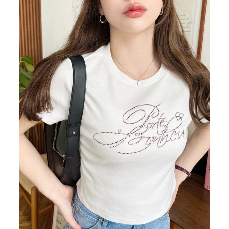 注目■CVTVLIST■大人気 ラインストーンTシャツ 国内発 すぐ届く 5.6オンス ヘビーウェイトTシャツ | レディース | 1枚 | 00085
