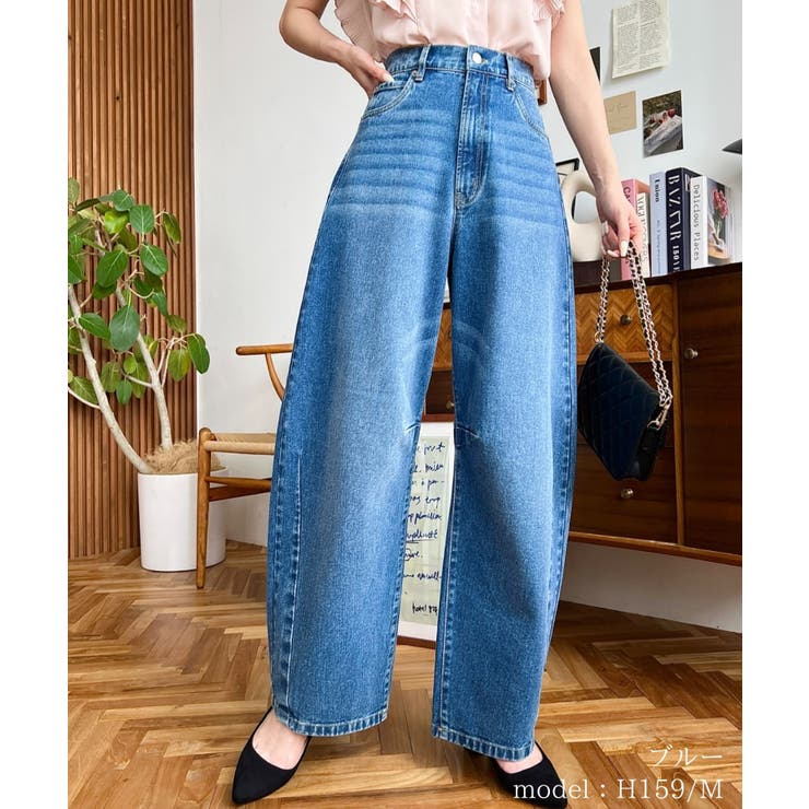 パンツ L EYELET SEMI LOOSE DENIM METAL EYELET SEMI LOOSE DENIM – BEEDEN