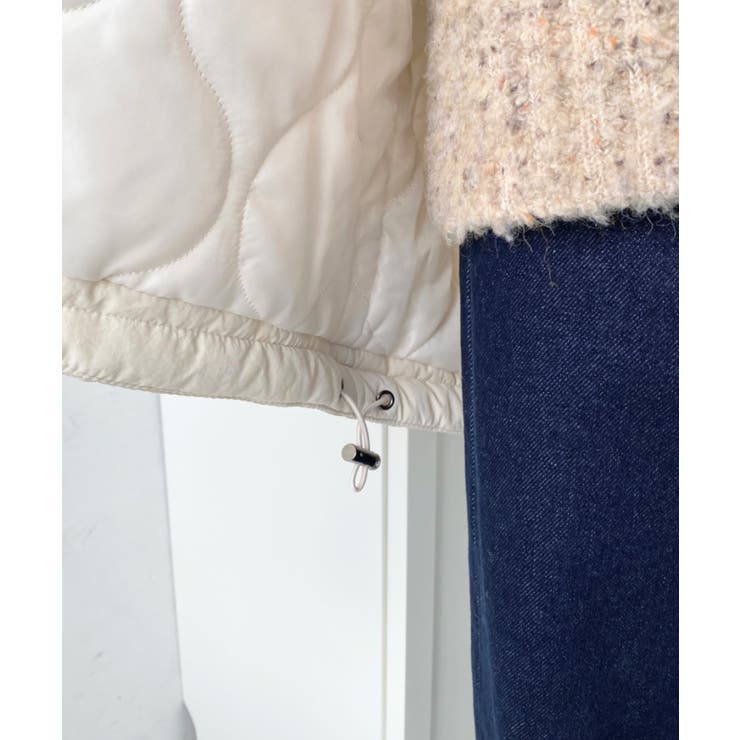 シャカシャカナイロン裏キルトモンスターパーカージャケット | moment+ | 詳細画像10 