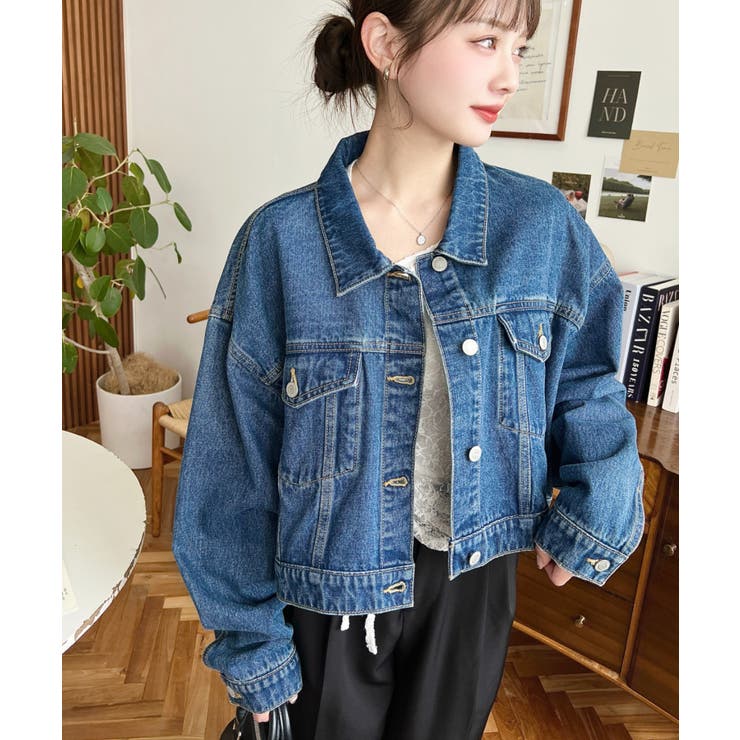 デニムショートジャケット/ショートGジャンヘビーウェイト | moment+ | 詳細画像21 