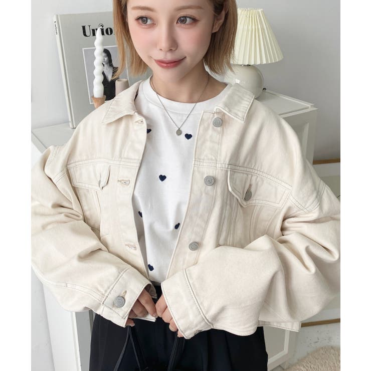 デニムショートジャケット/ショートGジャンヘビーウェイト | moment+ | 詳細画像6 