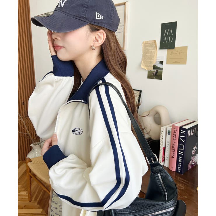 ロゴ刺繍トラックジャケット | moment+ | 詳細画像13 