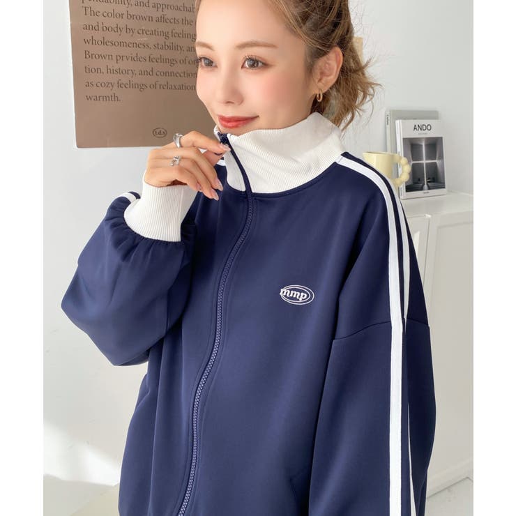 ロゴ刺繍トラックジャケット | moment+ | 詳細画像17 