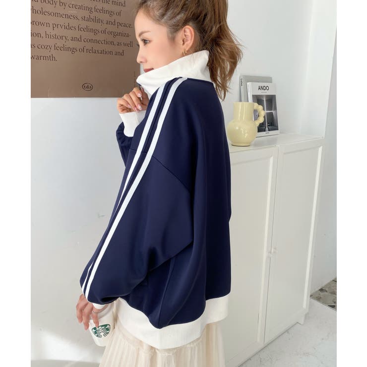 ロゴ刺繍トラックジャケット | moment+ | 詳細画像19 