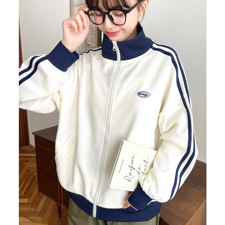 ロゴ刺繍トラックジャケット | moment+ | 詳細画像2 