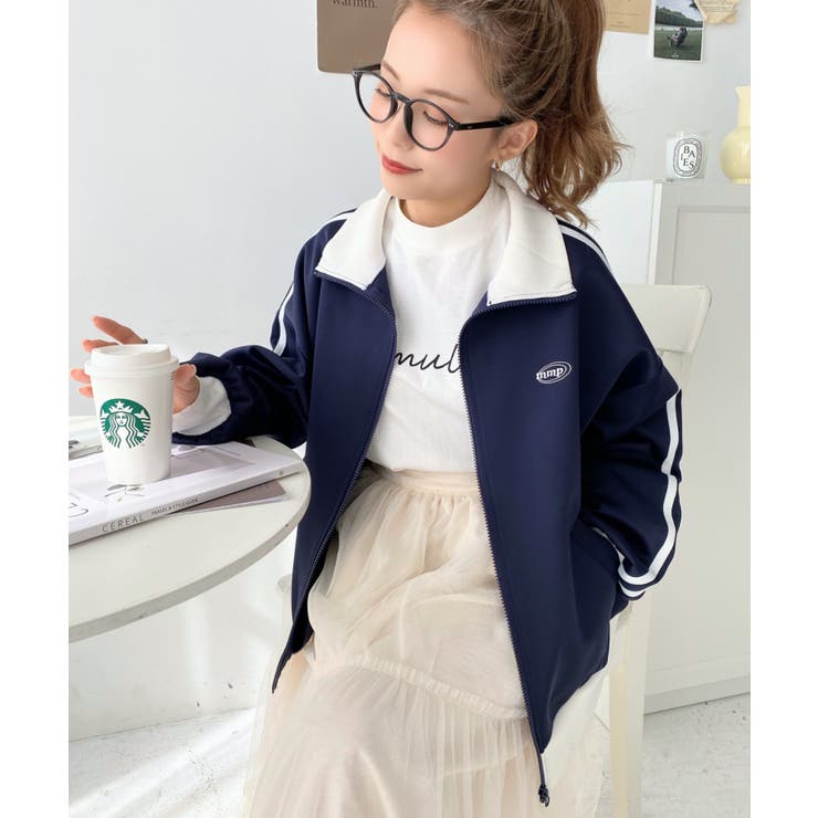 ロゴ刺繍トラックジャケット | moment+ | 詳細画像21 