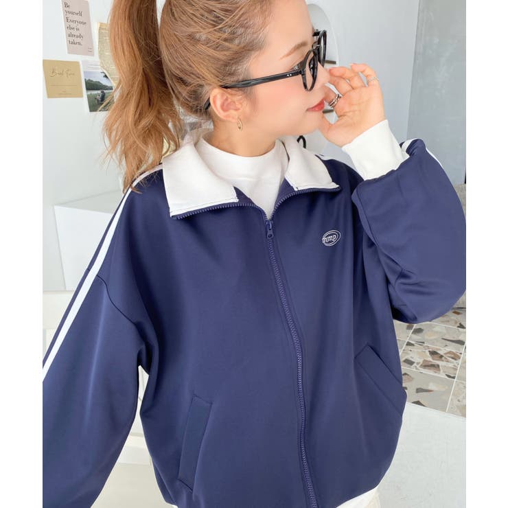 ロゴ刺繍トラックジャケット | moment+ | 詳細画像22 