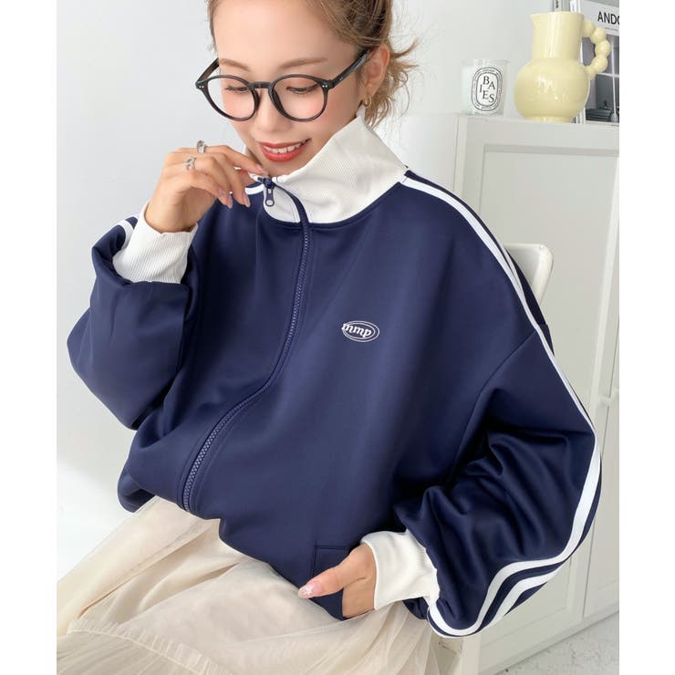 ロゴ刺繍トラックジャケット | moment+ | 詳細画像23 