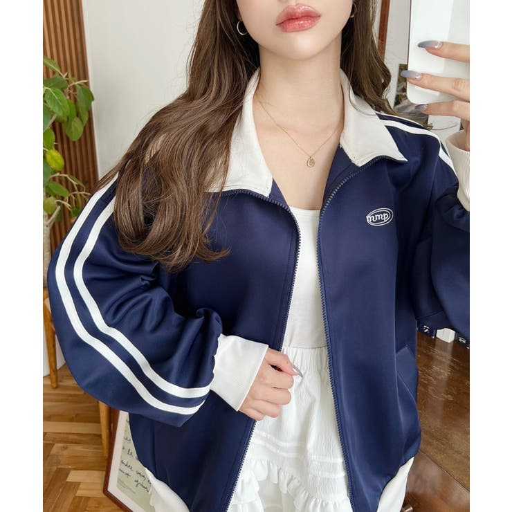 ロゴ刺繍トラックジャケット | moment+ | 詳細画像24 