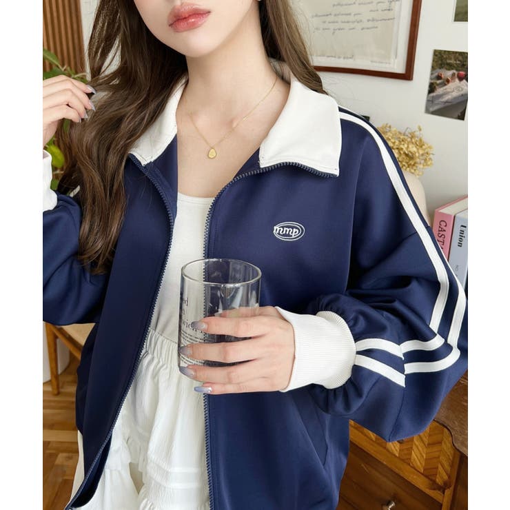 ロゴ刺繍トラックジャケット | moment+ | 詳細画像25 