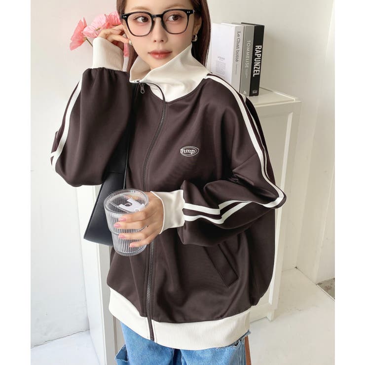 ロゴ刺繍トラックジャケット | moment+ | 詳細画像30 