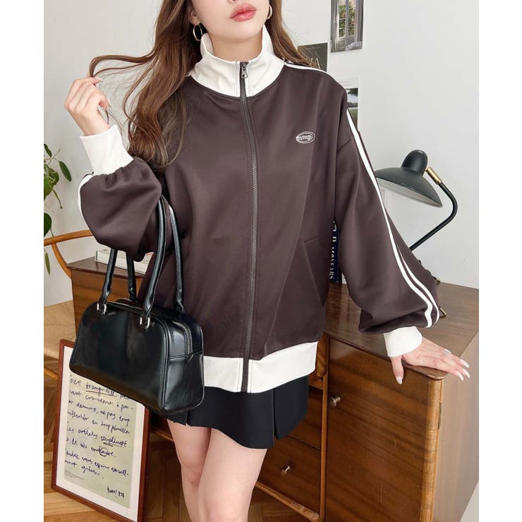 ロゴ刺繍トラックジャケット | moment+ | 詳細画像35 