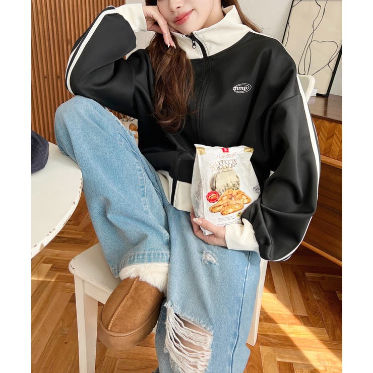 ロゴ刺繍トラックジャケット | moment+ | 詳細画像39 