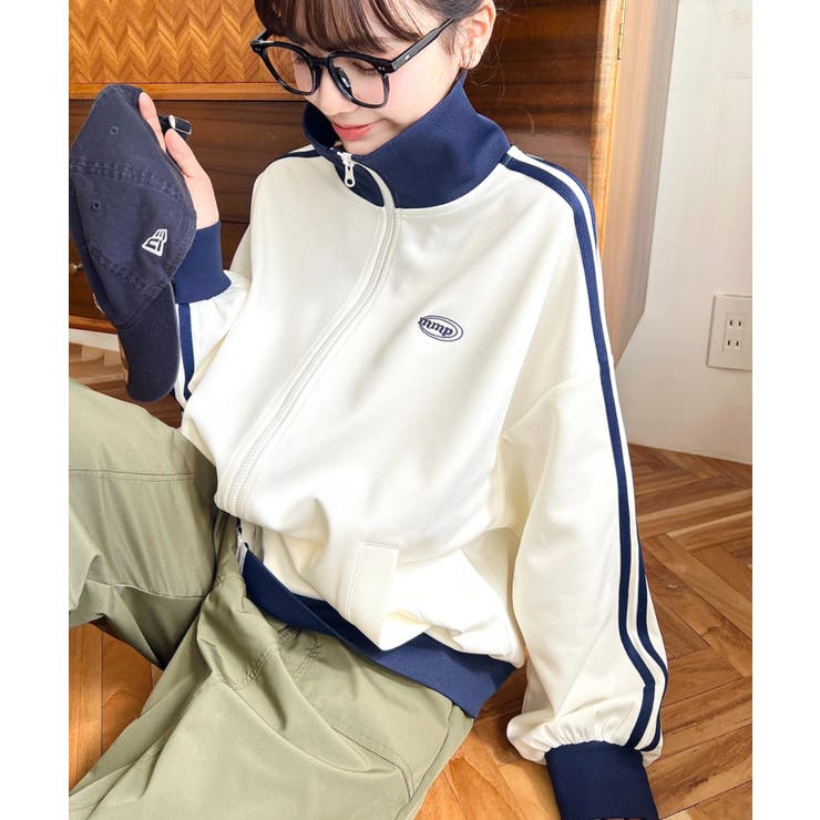 ロゴ刺繍トラックジャケット | moment+ | 詳細画像4 