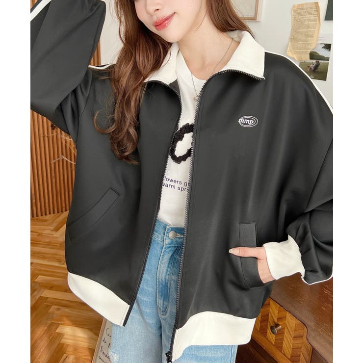 ロゴ刺繍トラックジャケット | moment+ | 詳細画像40 