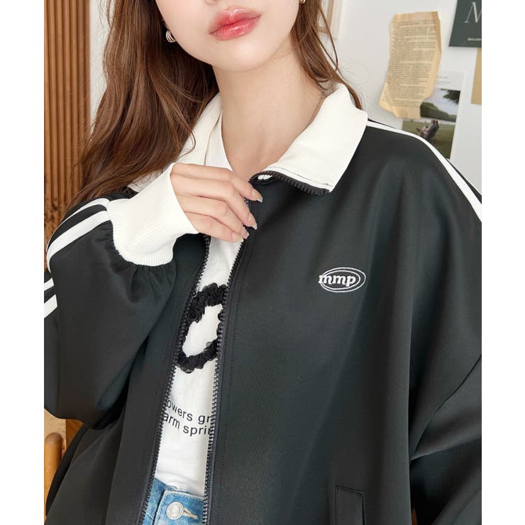 ロゴ刺繍トラックジャケット | moment+ | 詳細画像41 