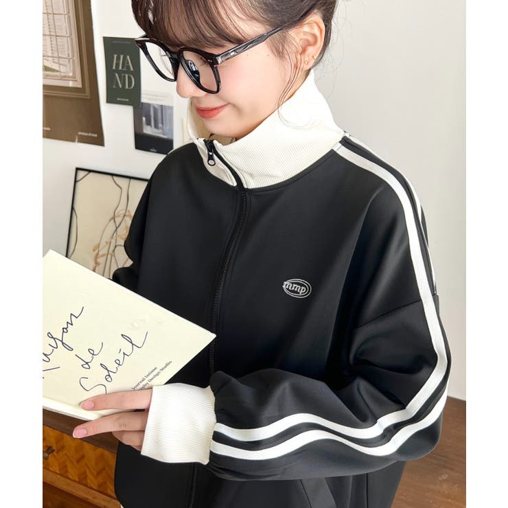 ロゴ刺繍トラックジャケット | moment+ | 詳細画像42 