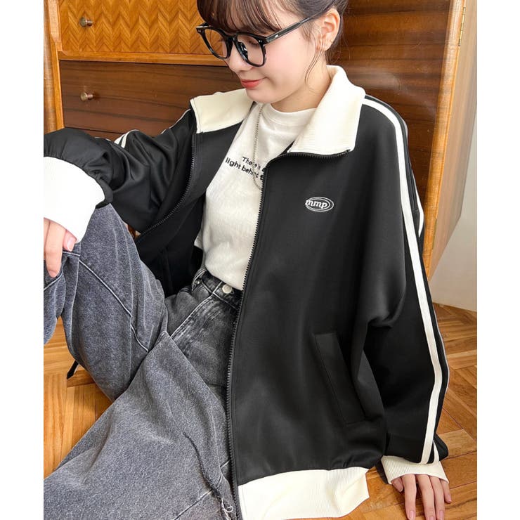 ロゴ刺繍トラックジャケット | moment+ | 詳細画像44 