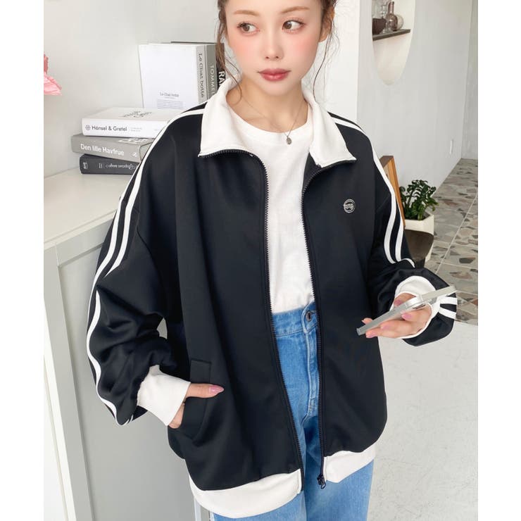 ロゴ刺繍トラックジャケット | moment+ | 詳細画像48 