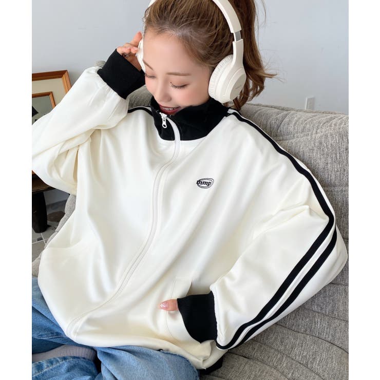 ロゴ刺繍トラックジャケット | moment+ | 詳細画像51 