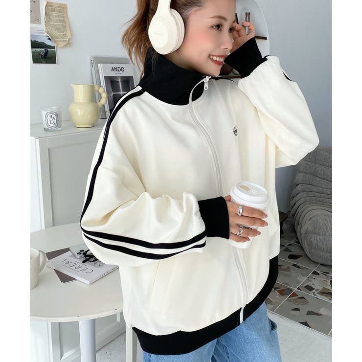 ロゴ刺繍トラックジャケット | moment+ | 詳細画像52 