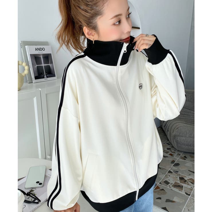 ロゴ刺繍トラックジャケット | moment+ | 詳細画像53 