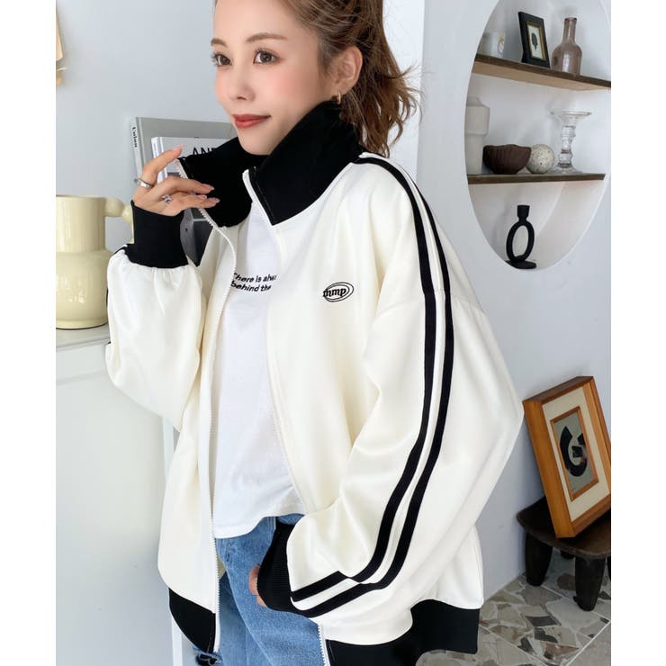 ロゴ刺繍トラックジャケット | moment+ | 詳細画像54 