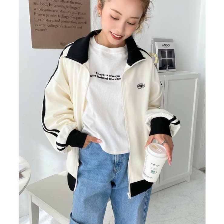 ロゴ刺繍トラックジャケット | moment+ | 詳細画像55 