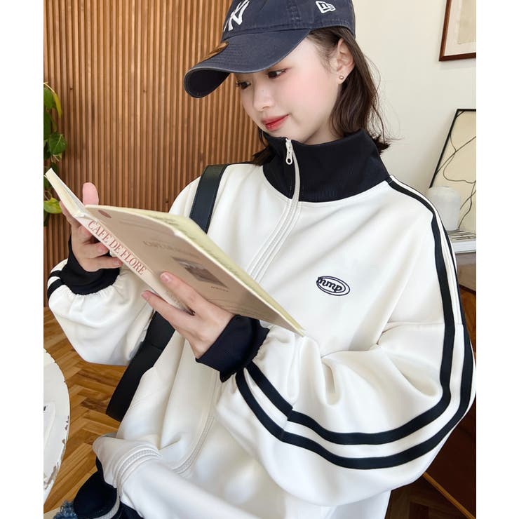 ロゴ刺繍トラックジャケット | moment+ | 詳細画像56 