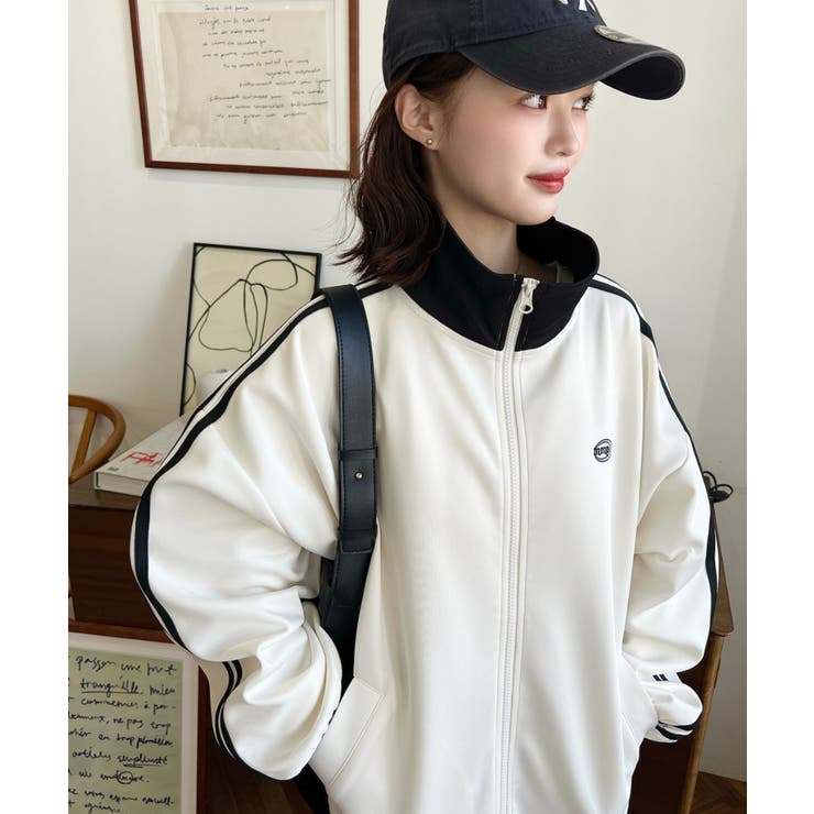 ロゴ刺繍トラックジャケット | moment+ | 詳細画像57 