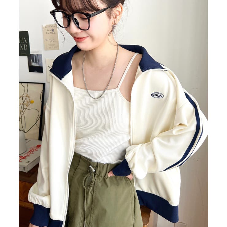 ロゴ刺繍トラックジャケット | moment+ | 詳細画像6 