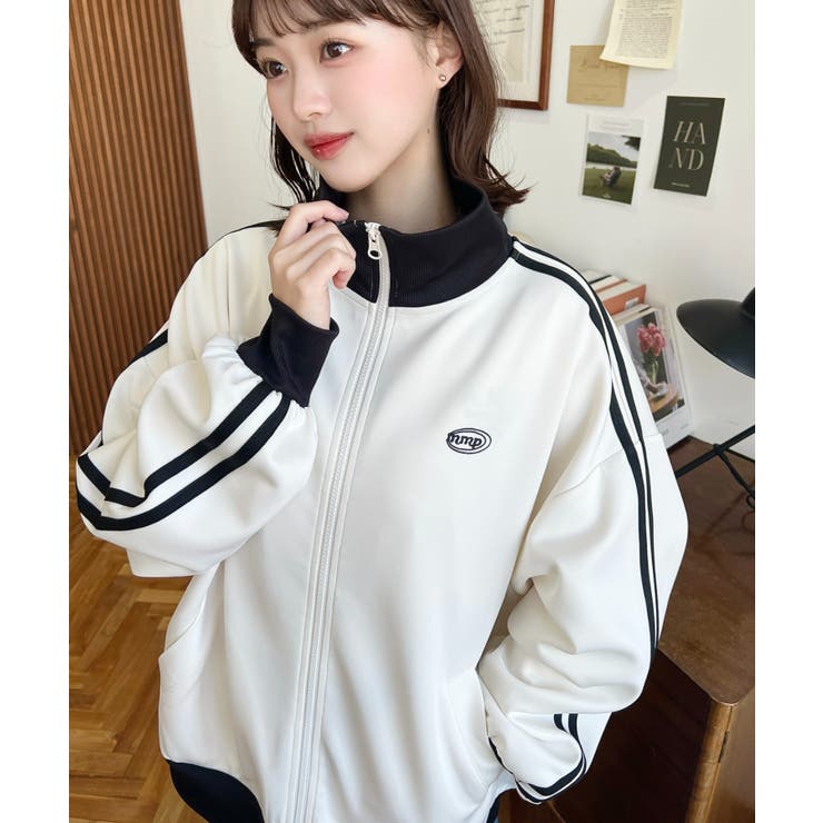 ロゴ刺繍トラックジャケット | moment+ | 詳細画像59 