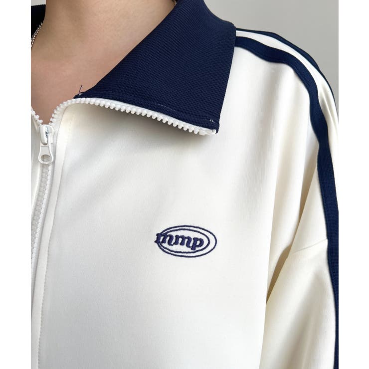 ロゴ刺繍トラックジャケット | moment+ | 詳細画像8 