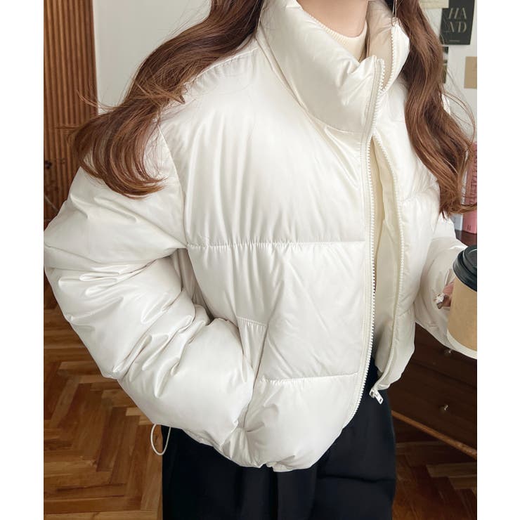 ファイバーダウンメタリックショートダウンブルゾン | moment+ | 詳細画像13 