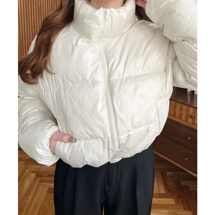 ファイバーダウンメタリックショートダウンブルゾン | moment+ | 詳細画像15 