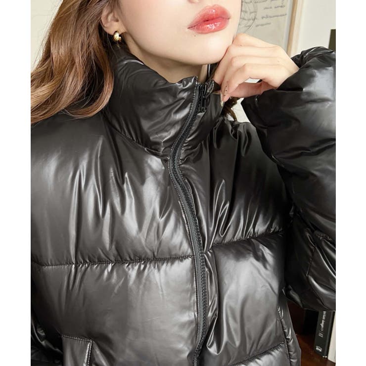 ファイバーダウンメタリックショートダウンブルゾン | moment+ | 詳細画像19 